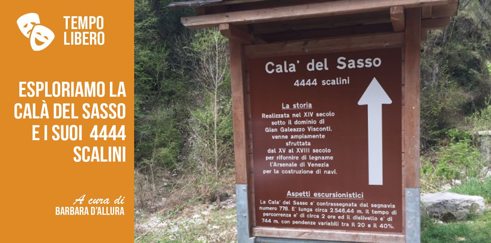 ESPLORIAMO LA CALÀ DEL SASSO E I SUOI  4444 SCALINI  
